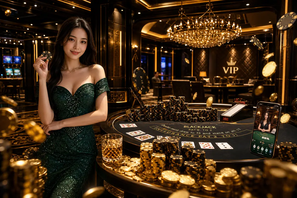 iw0006 Blackjack Live Dealer ဖဲချပ်ဂိမ်း